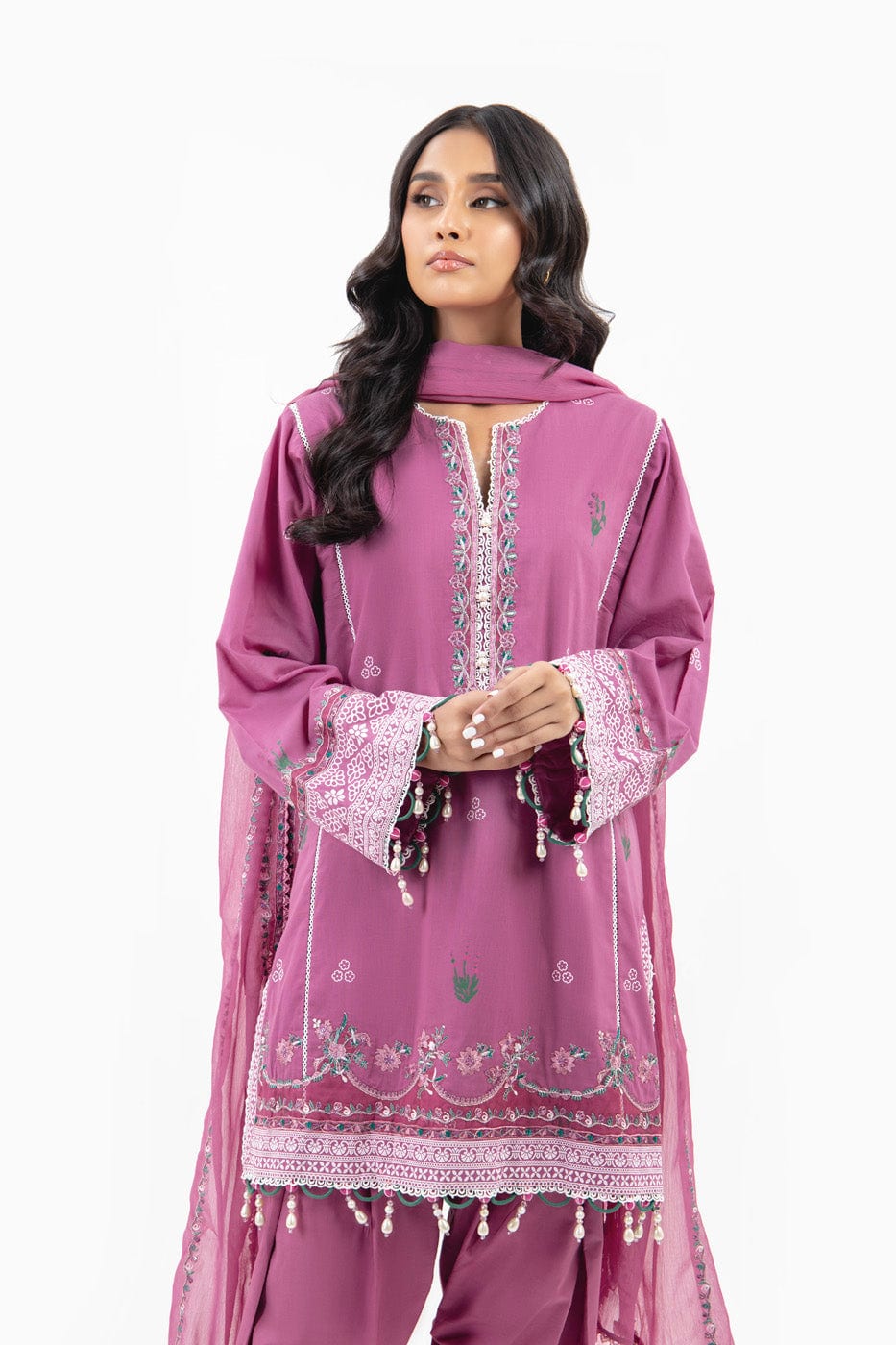 Alkaram | Puff Capsule | JC-10-24-Berry Pink