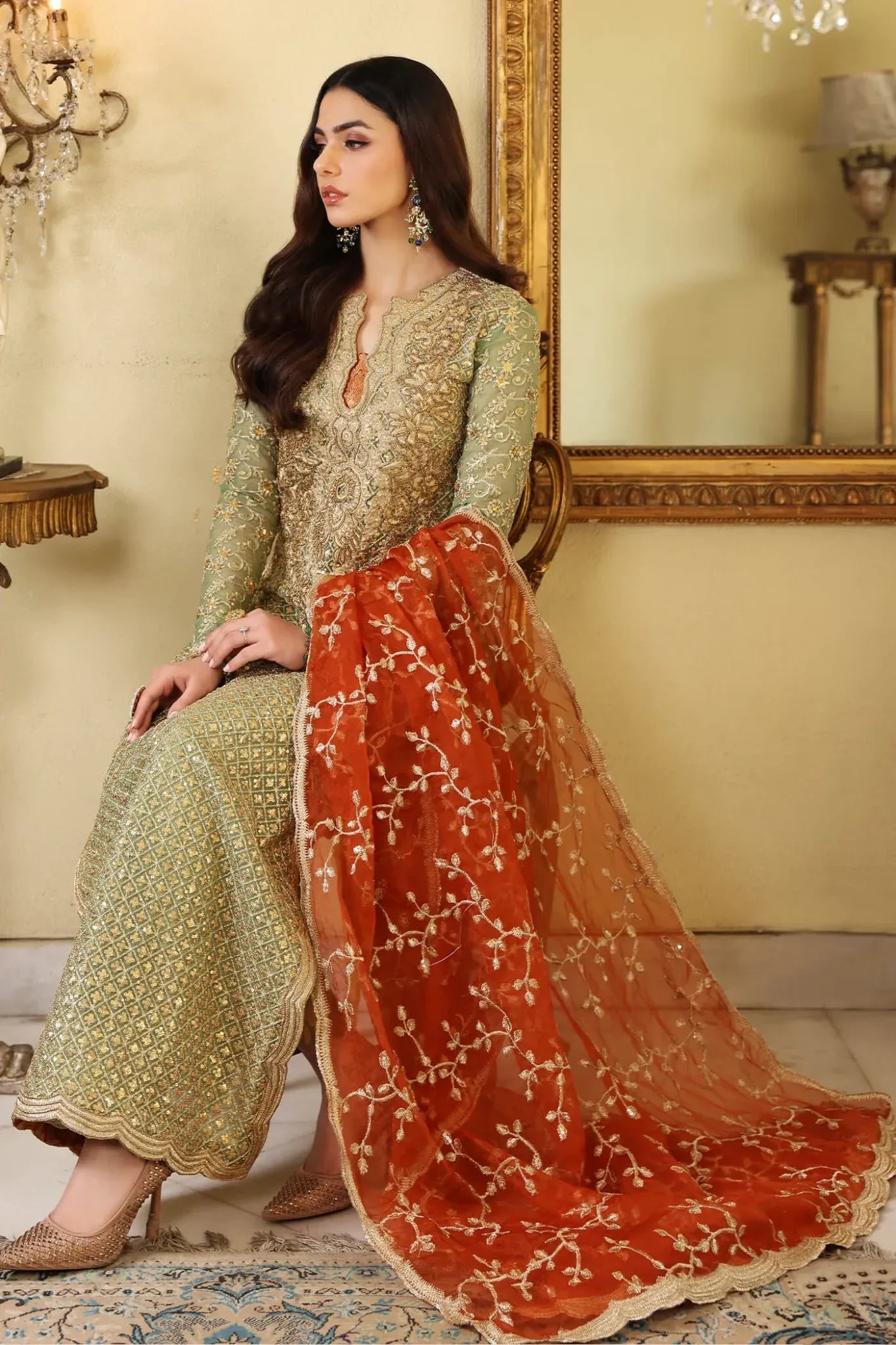 Musferah Saad | Enchante Formals | Jade Elegance