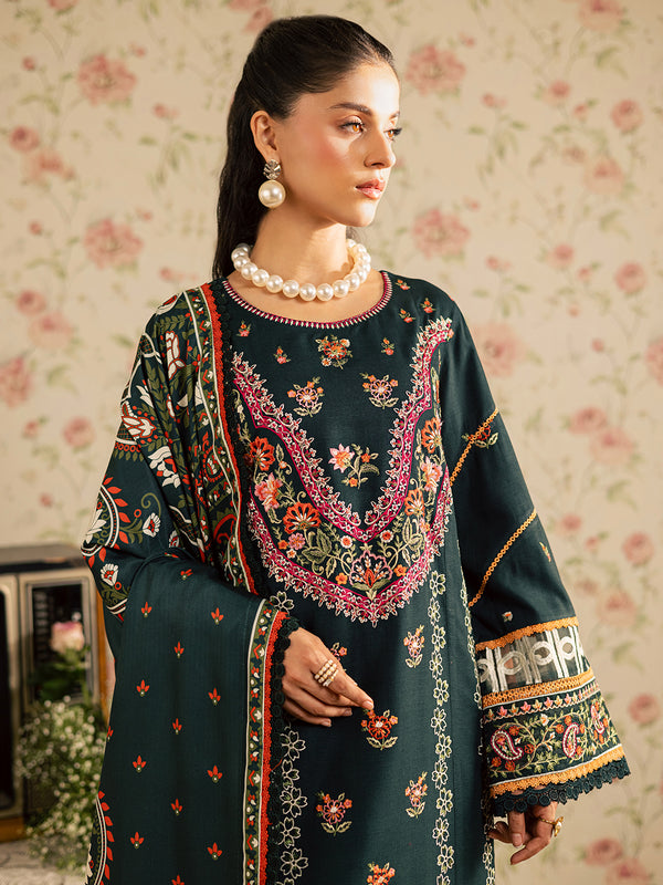 Mahnur | Kaia Slub Linen 25 | K - 08 | 3 PC LINEN