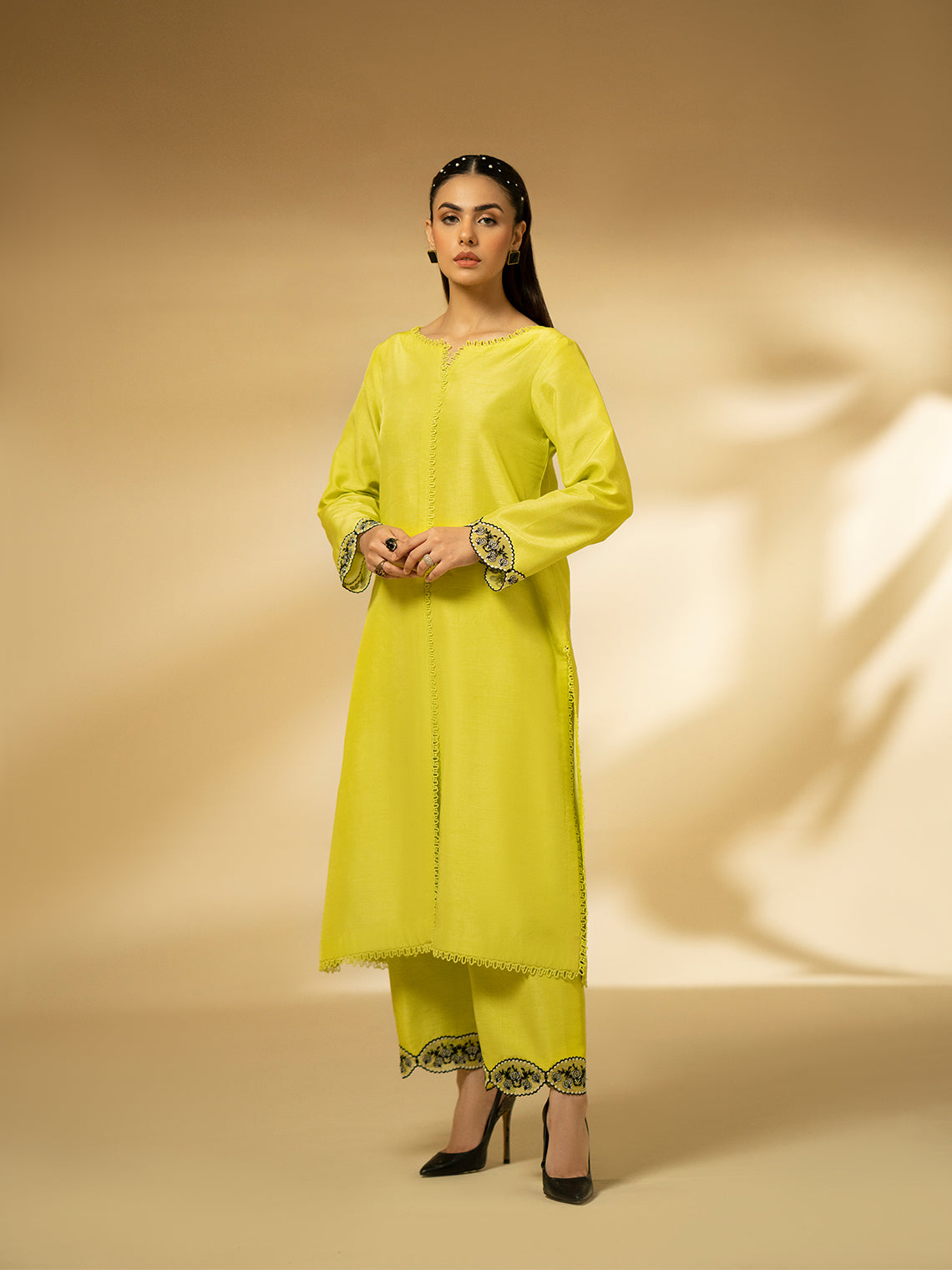 Fozia Khalid | Eid Edit 24 | Lime Zest