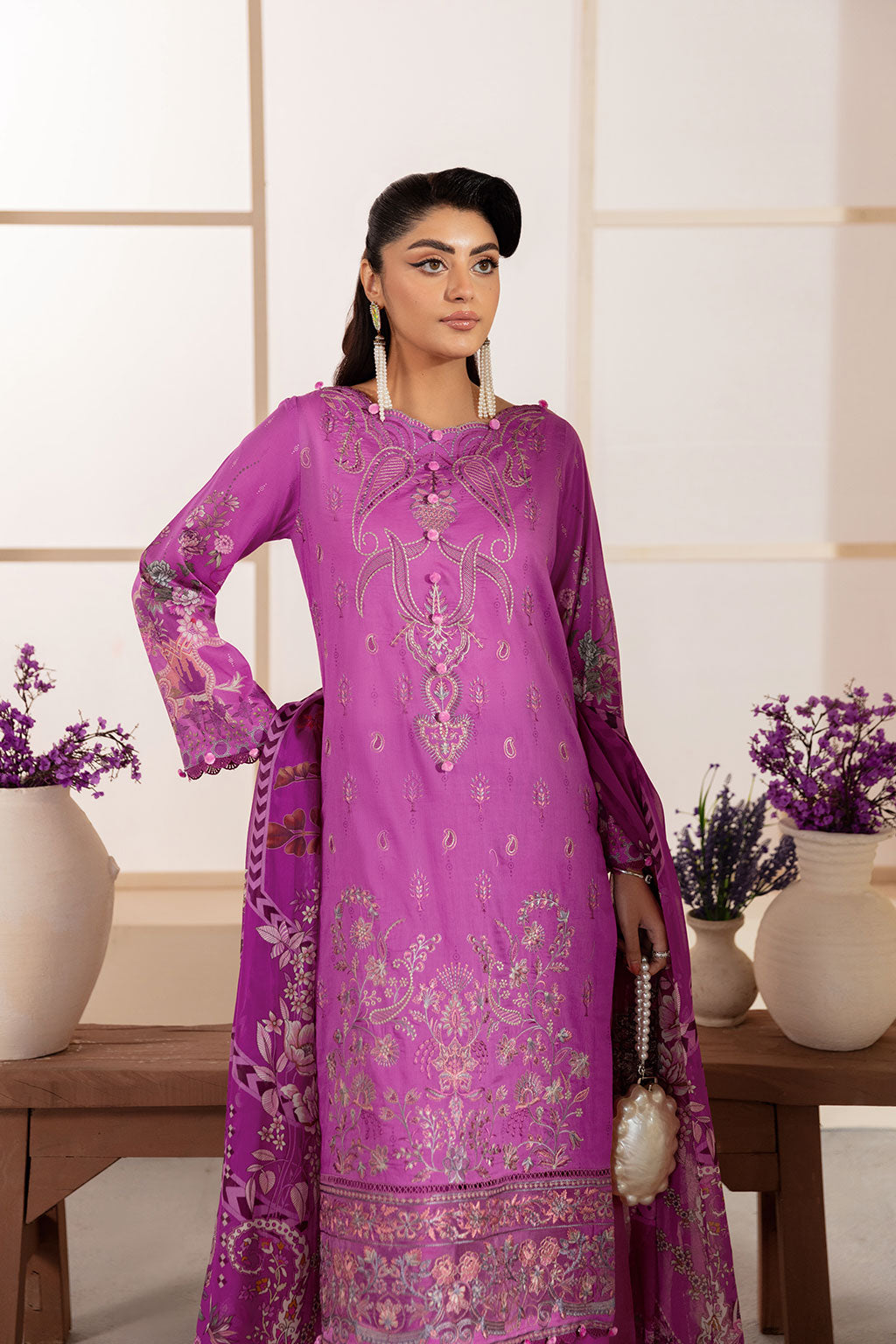 Ramsha | Mashaal Luxury Lawn | L-1312