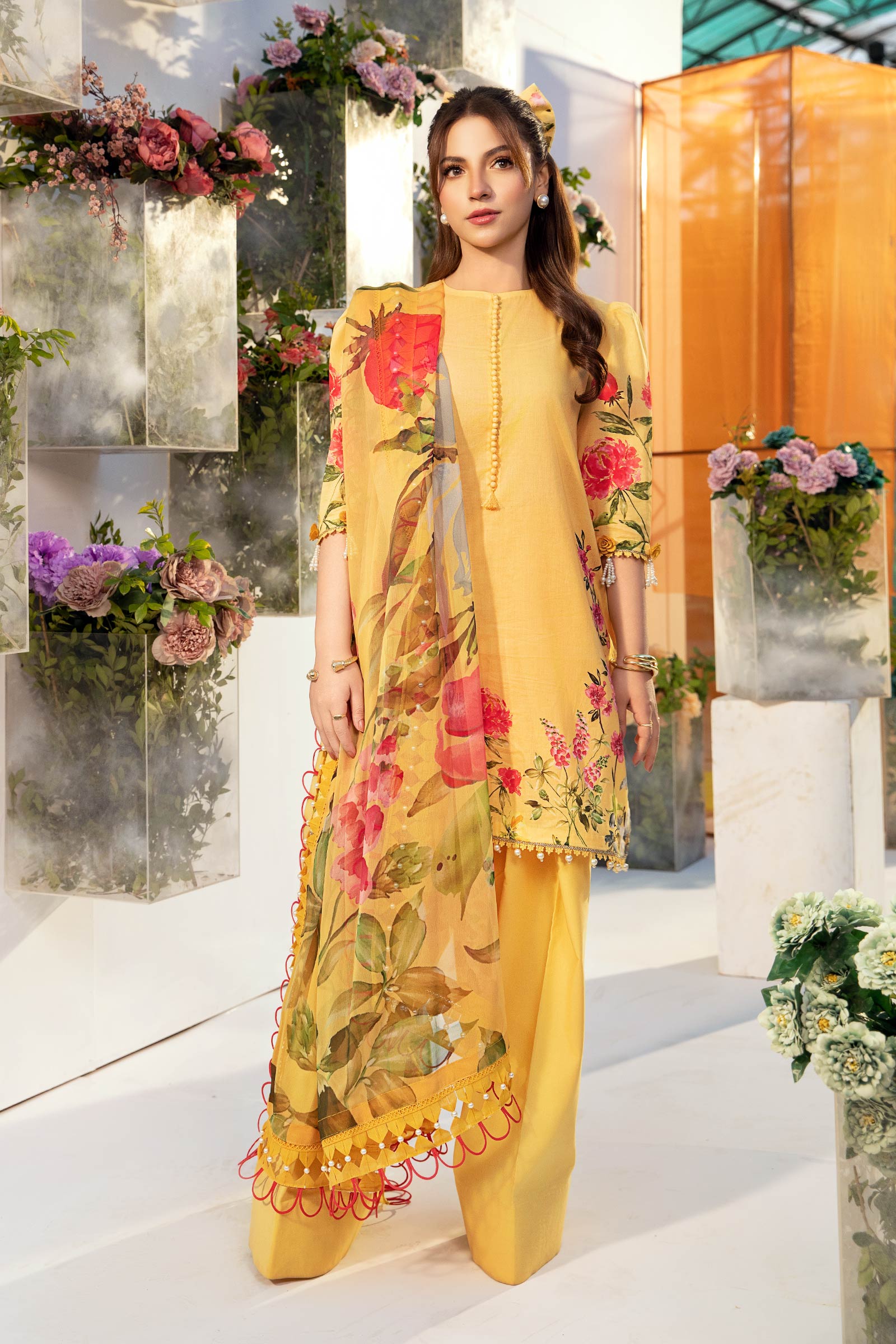 Maria B | M Basic Summer Lawn 25 | MB-CUS25-701A