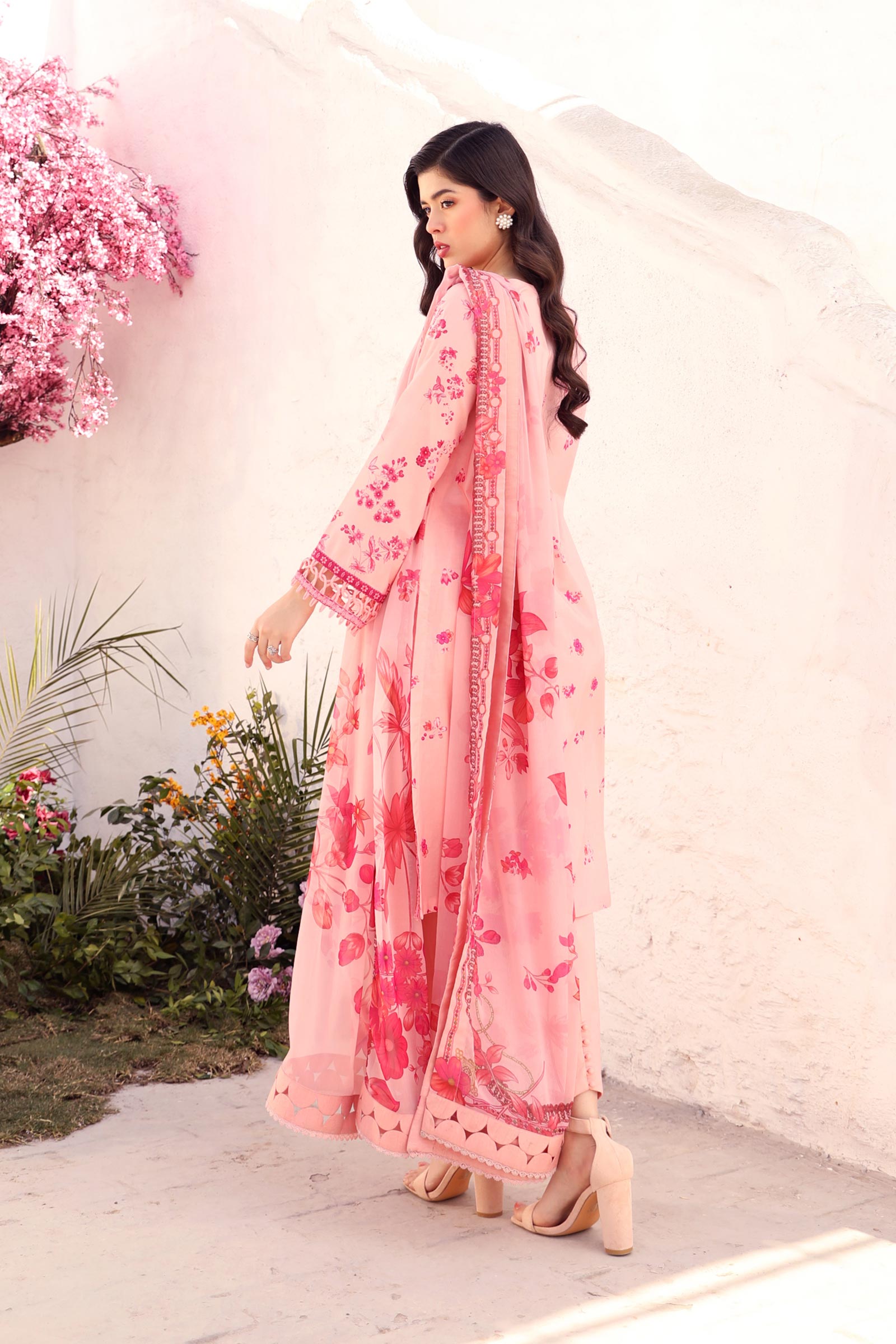 Maria B | M Basic Summer Lawn 25 | MB-CUS25-709A