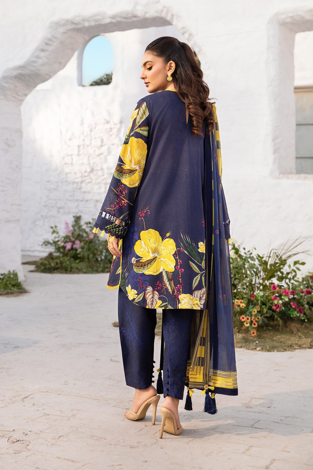 Maria B | M Basic Summer Lawn 25 | MB-CUS25-710B