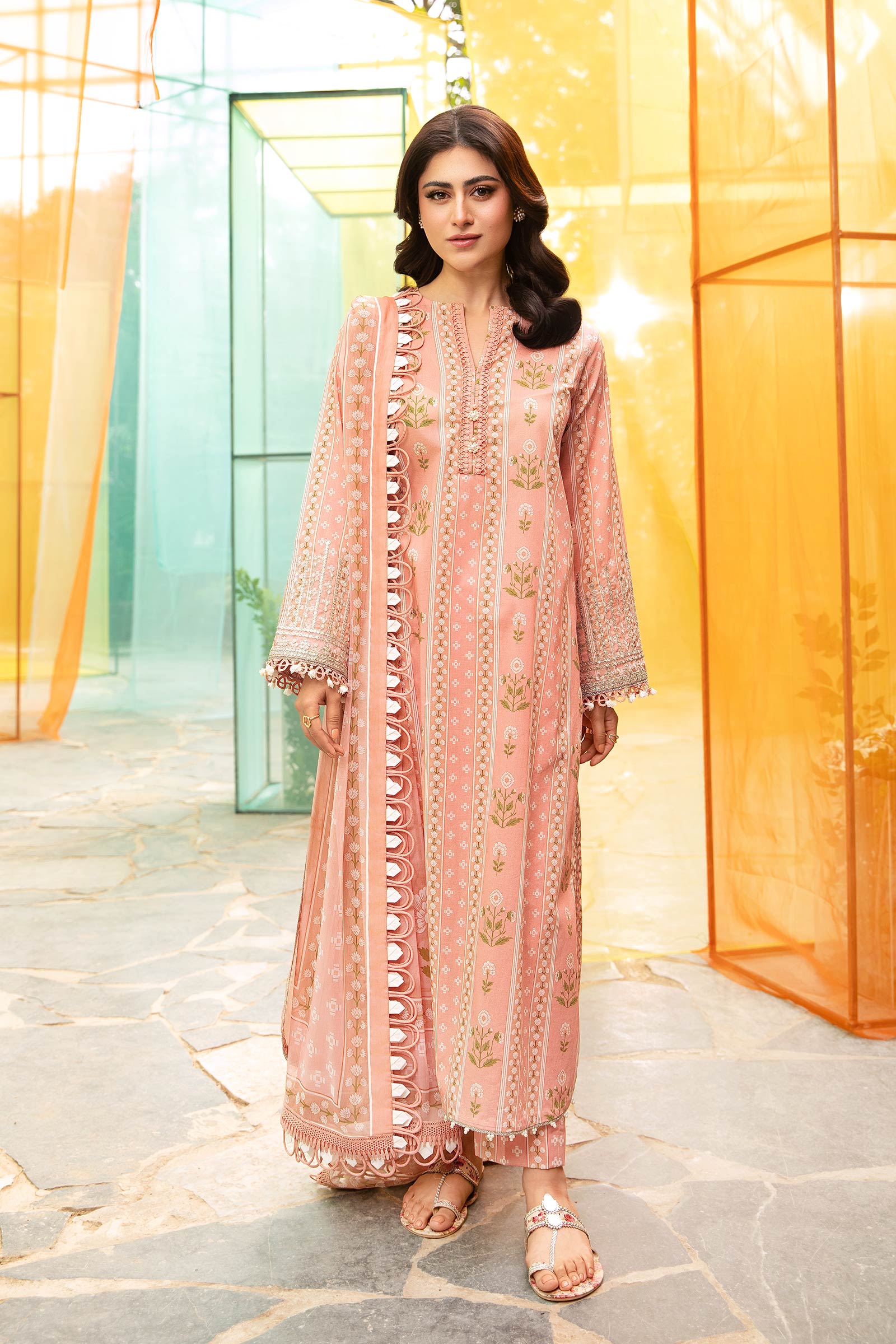 Maria B | M Basic Summer Lawn 25 | MB-CUS25-711B