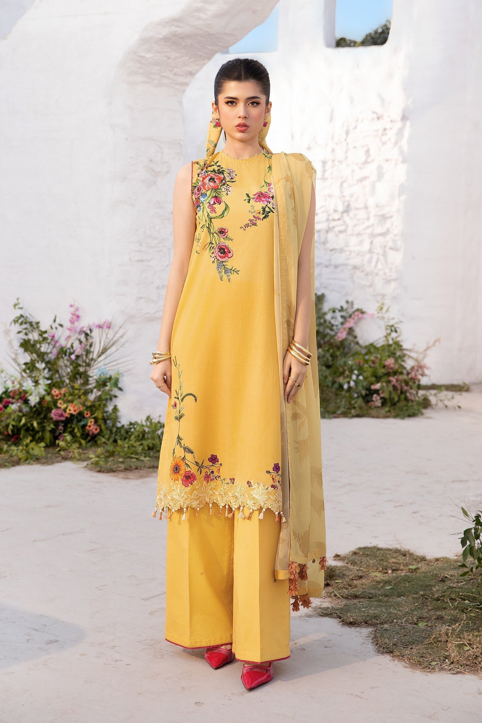 Maria B | M Basic Summer Lawn 25 | MB-CUS25-712A