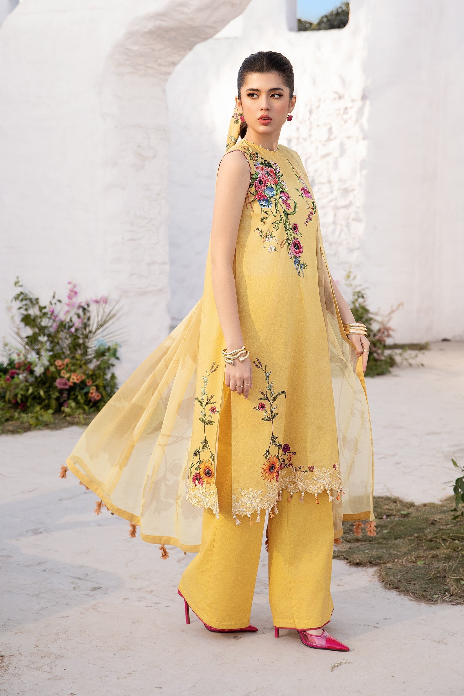 Maria B | M Basic Summer Lawn 25 | MB-CUS25-712A