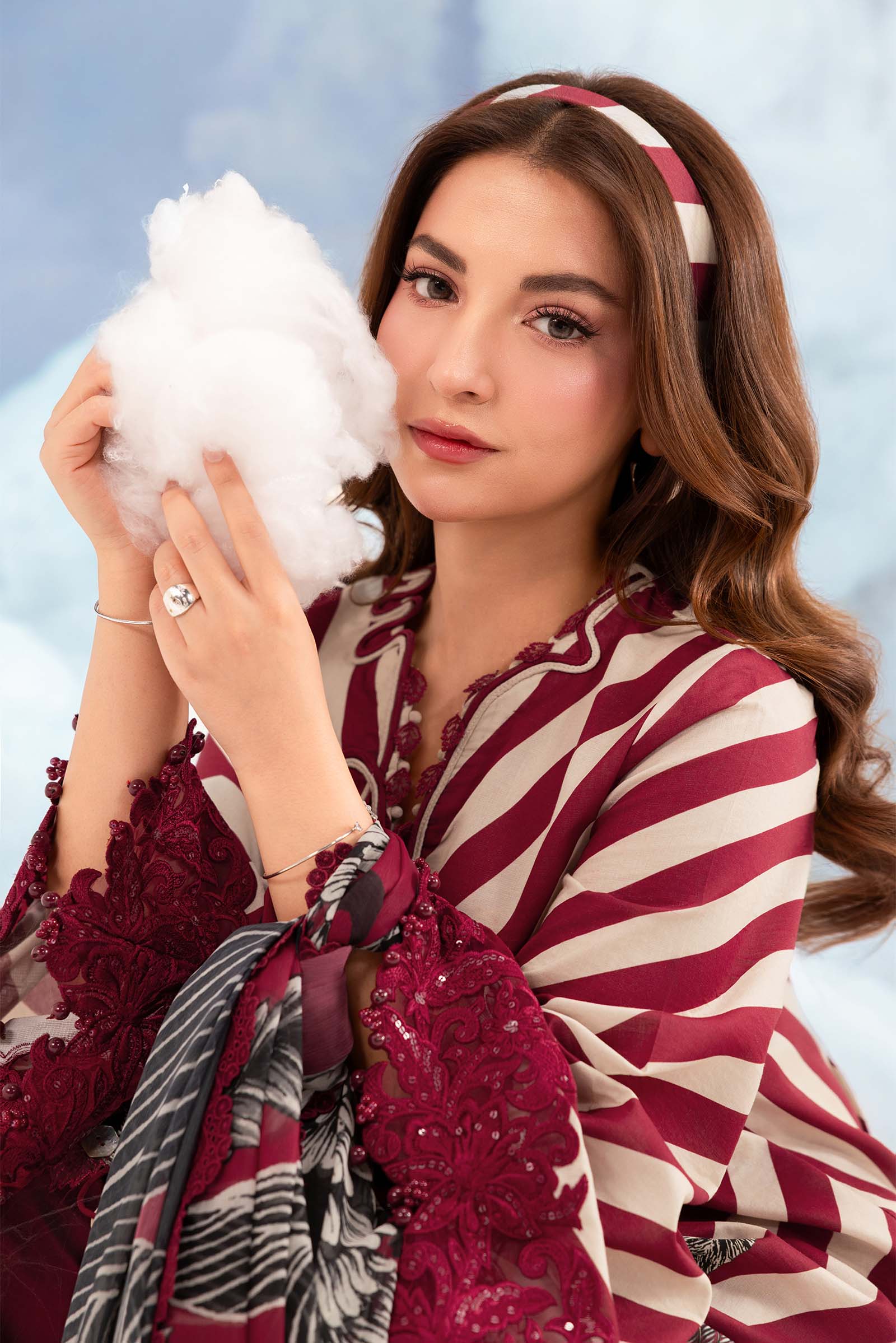Maria B | M Basics Dreamscape Eid Lawn | MB-CUSV14-08B