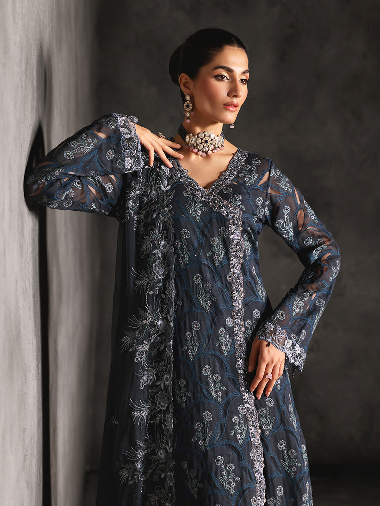 Rajbari | Sage Chiffon Edit | Seran
