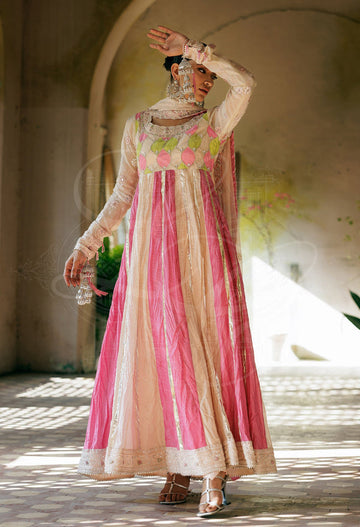 Layla Chatoor | Luxury Pret | Mahiraa Chikankari Peshwas