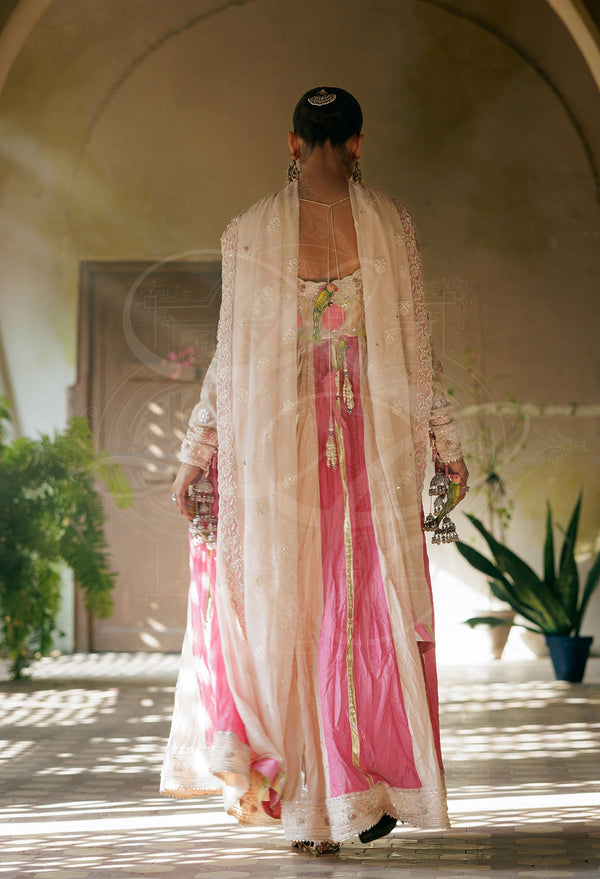Layla Chatoor | Luxury Pret | Mahiraa Chikankari Peshwas