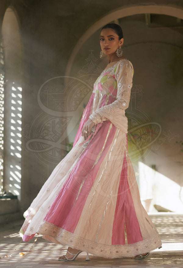 Layla Chatoor | Luxury Pret | Mahiraa Chikankari Peshwas