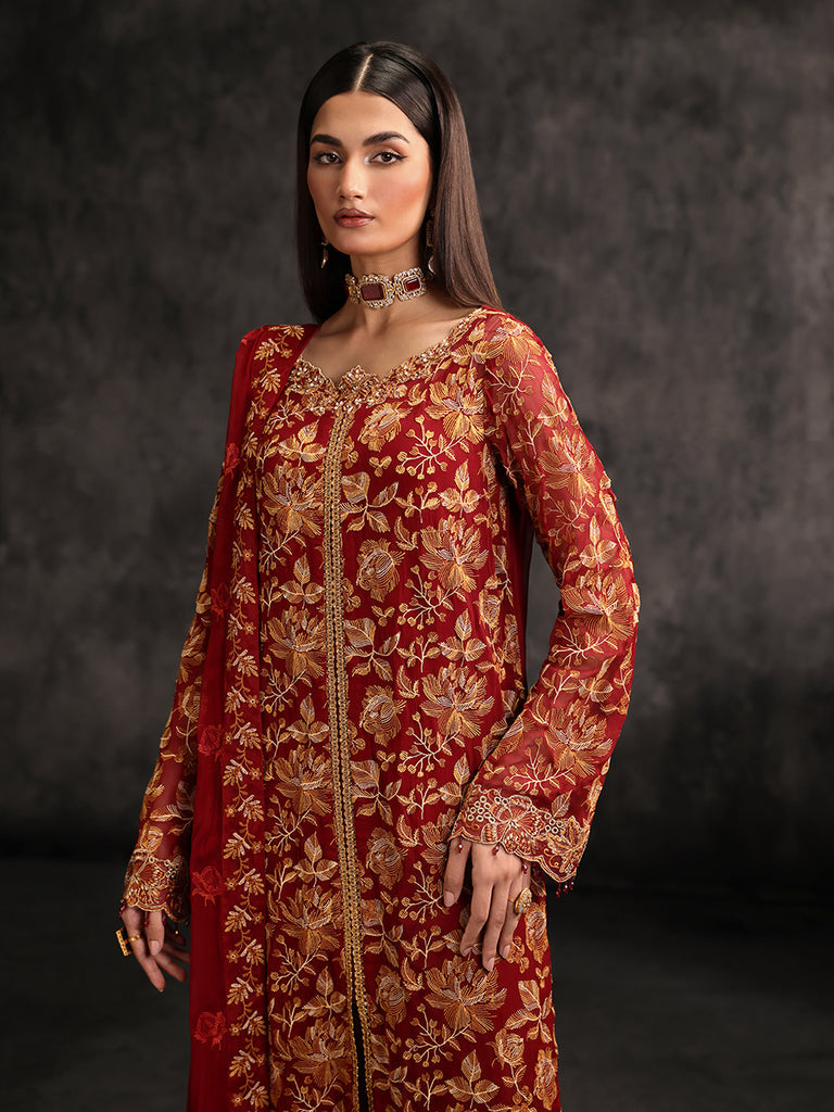 Rajbari | Sage Chiffon Edit | Rouge