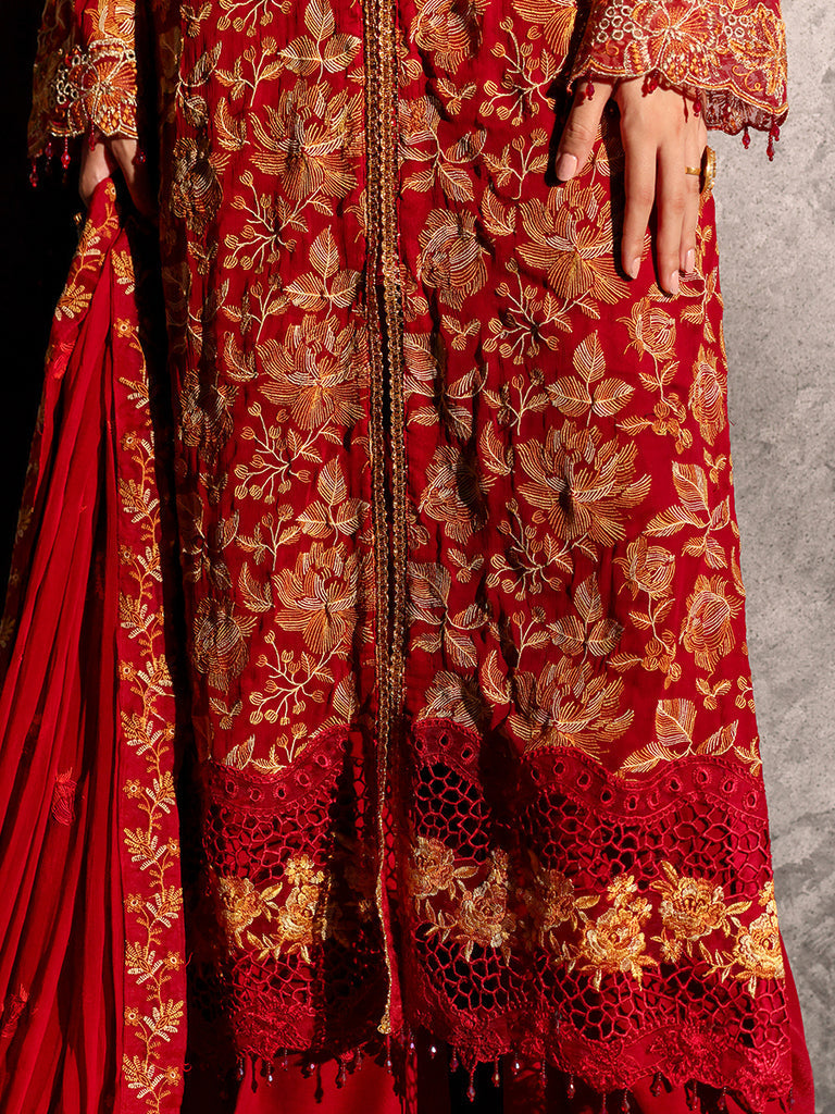 Rajbari | Sage Chiffon Edit | Rouge