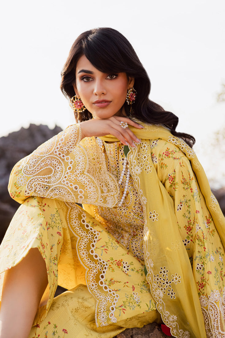 Marjjan | Sahil Lawn | MPL-87 A (Yellow)