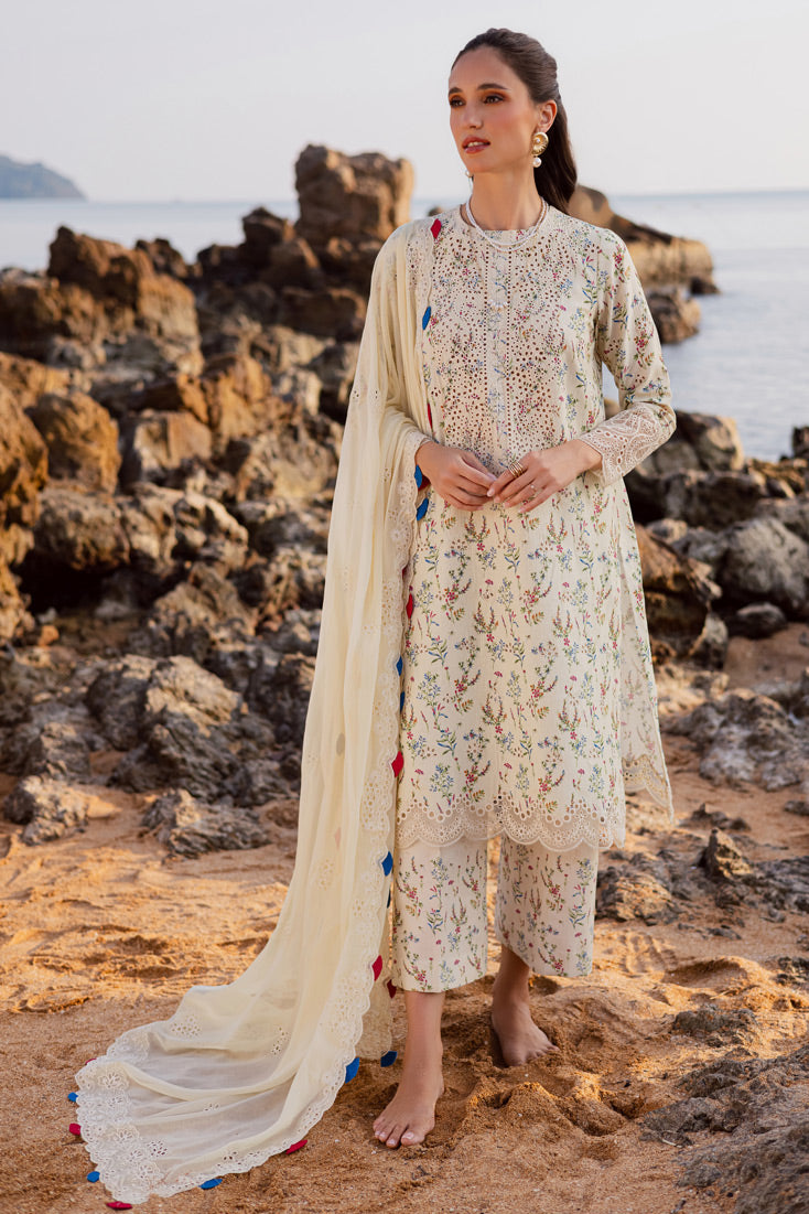 Marjjan | Sahil Lawn | MPL-87 B (Off White)