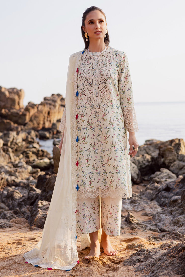 Marjjan | Sahil Lawn | MPL-87 B (Off White)