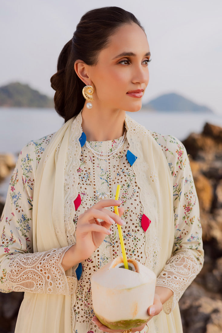 Marjjan | Sahil Lawn | MPL-87 B (Off White)
