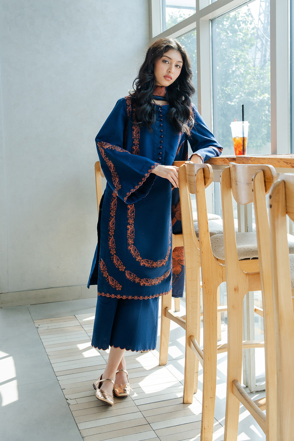 Maryum N Maria | Latte Layers Pret | ALMOND VEIL - MWS5826