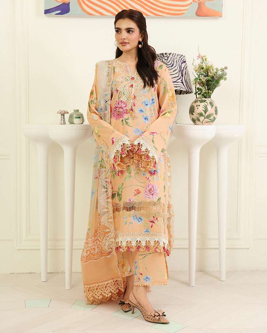 Roheenaz | Petals in Print | Magnolia Mist