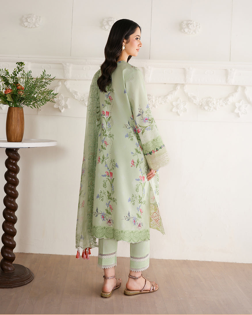 Roheenaz | Sunlit Tales Printed Embroidered Edit | Meadow Glow