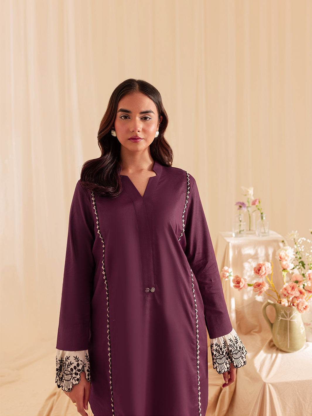 Mahnur | Petal Whispers Lawn Pret | Meadow
