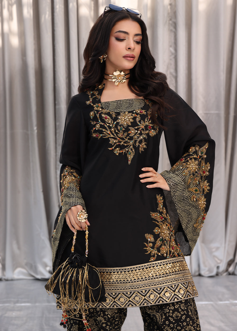 Musferah Saad | Moonlit Glam | Midnight bloom