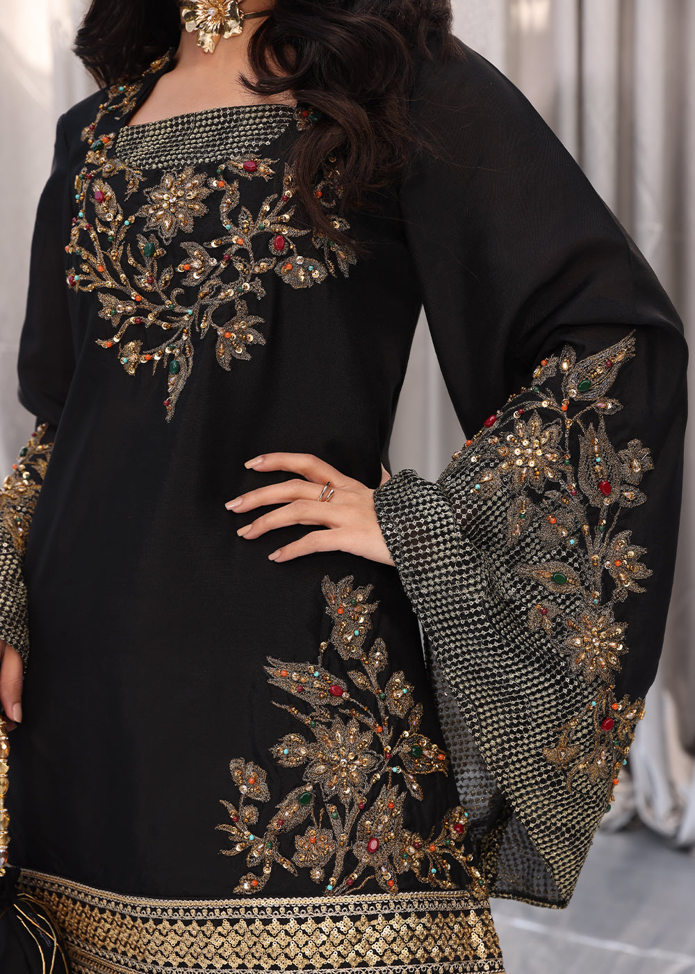 Musferah Saad | Moonlit Glam | Midnight bloom