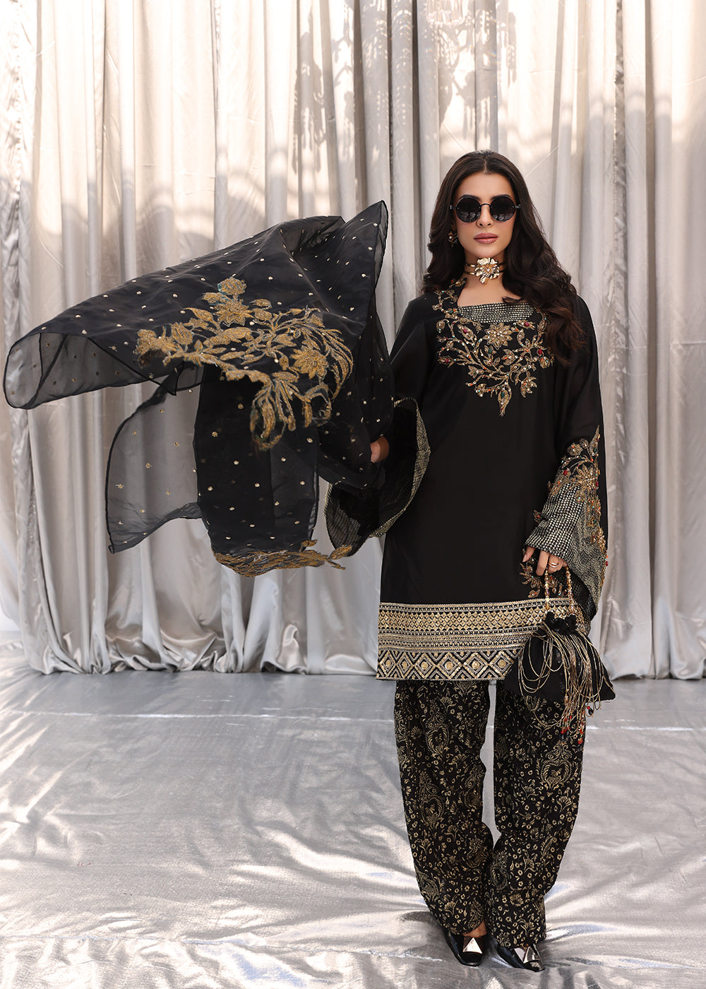 Musferah Saad | Moonlit Glam | Midnight bloom
