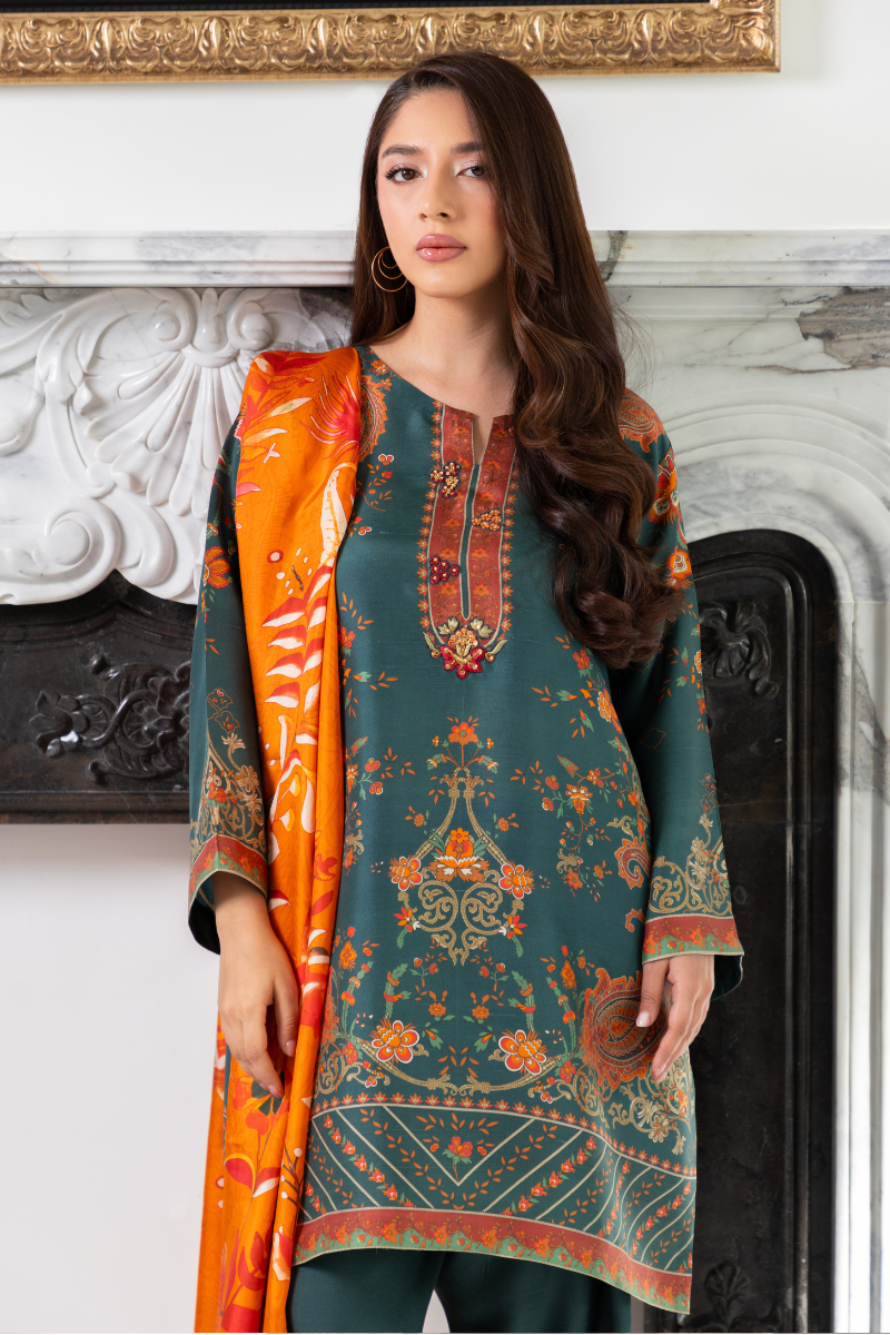 Mina Hasan | Signature Pret | Teal Green