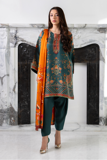 Mina Hassan | Eid 26 | Teal Green