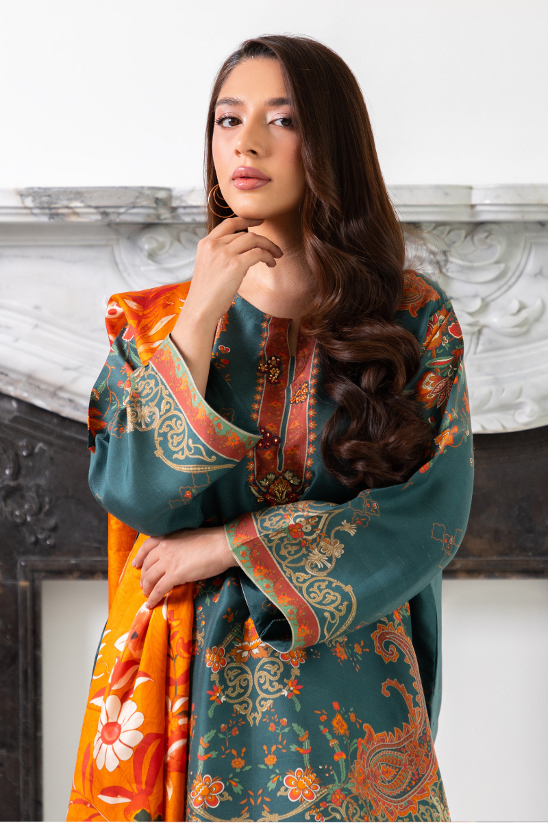 Mina Hasan | Signature Pret | Teal Green
