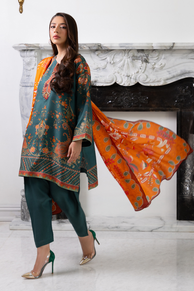Mina Hassan | Eid 26 | Teal Green