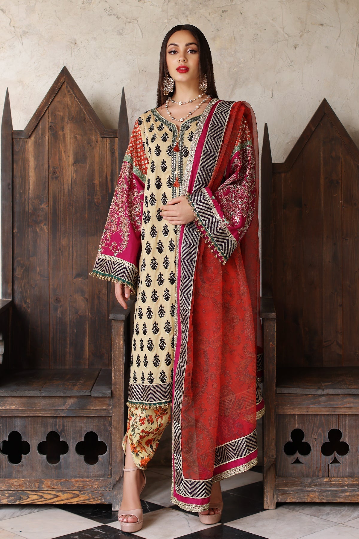 Mina Kashif | Festive Lawn | Amani