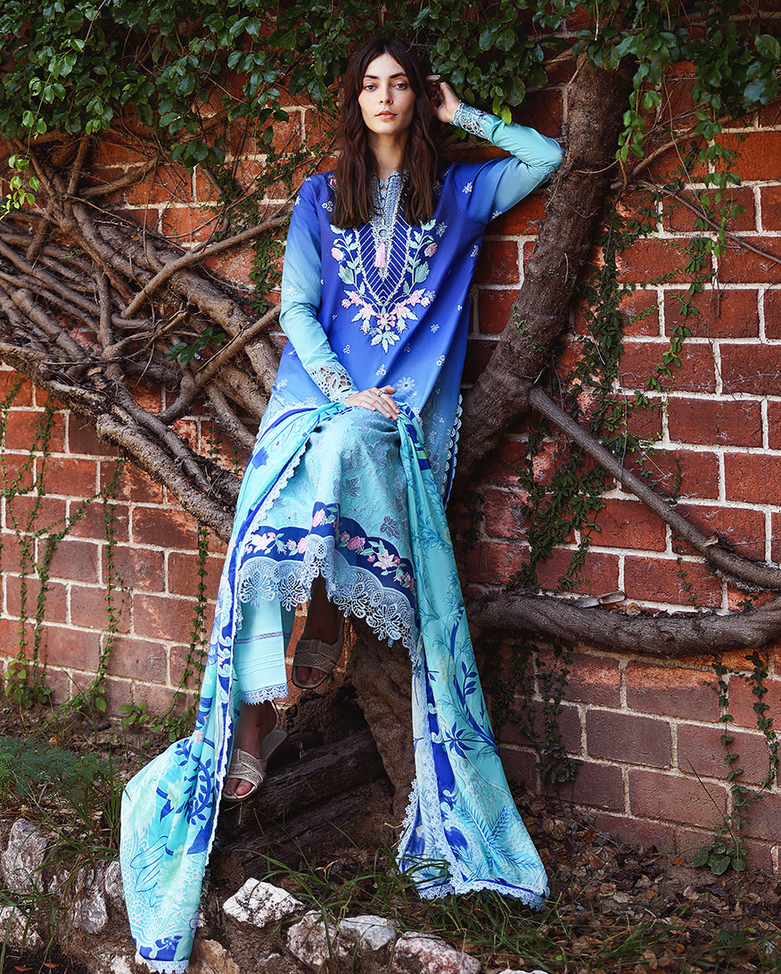 Mushq | Solace Ombre Chikankari | Moonlit Ease