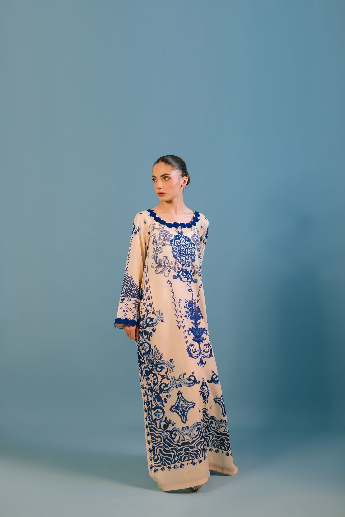 Sammy K | Lawn Pret 25 |Blue Bell