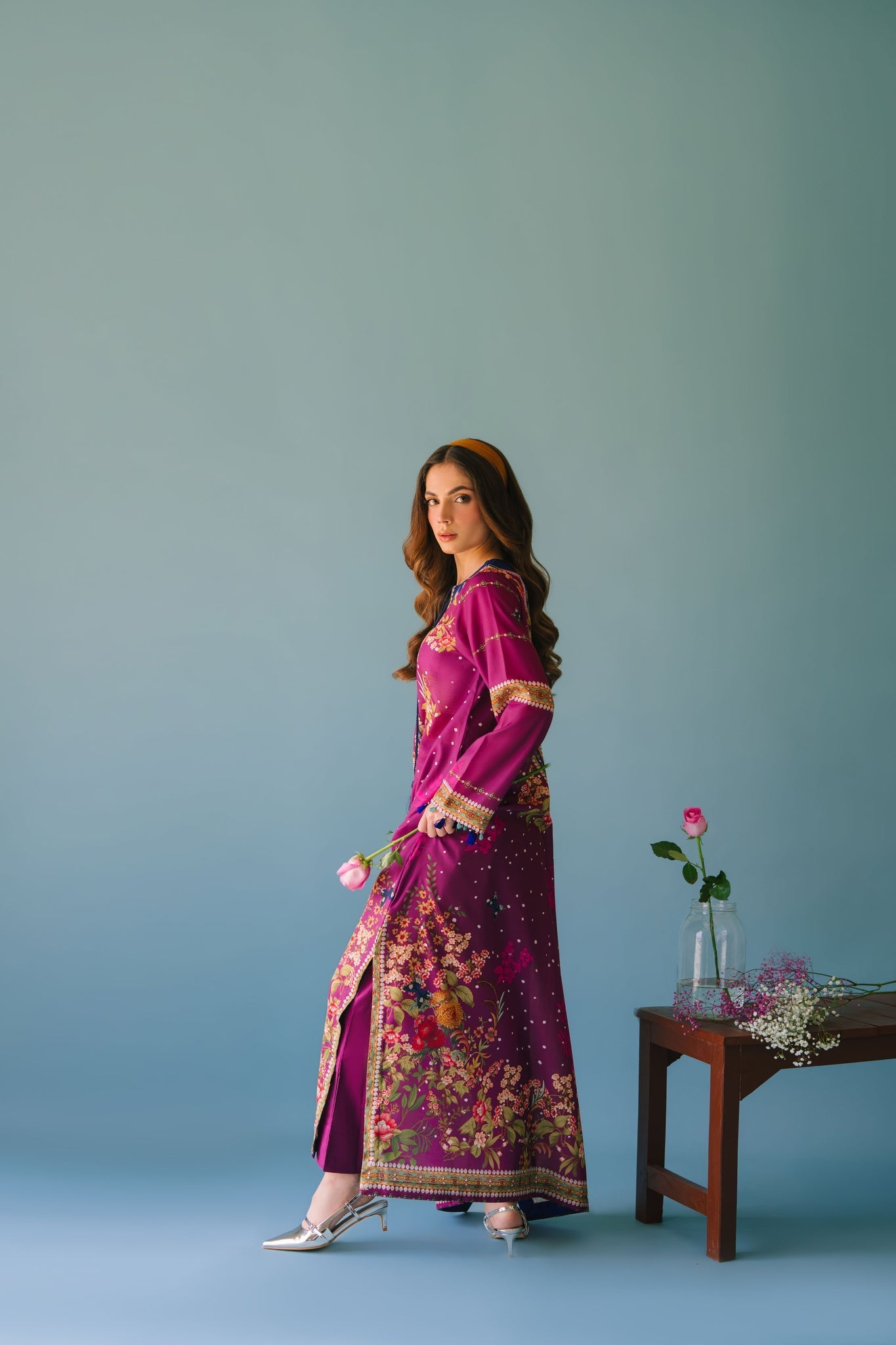 Sammy K | Lawn Pret 25 | Evening Rose