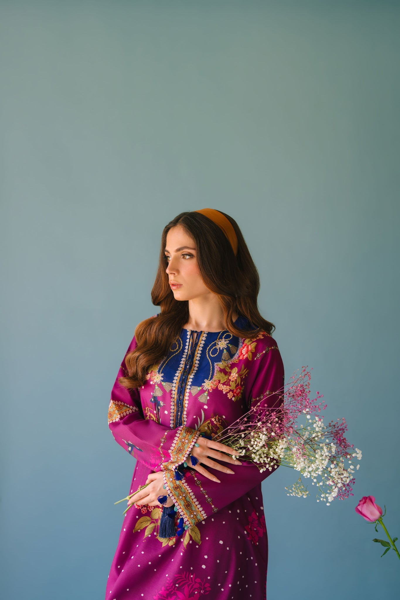 Sammy K | Lawn Pret 25 | Evening Rose