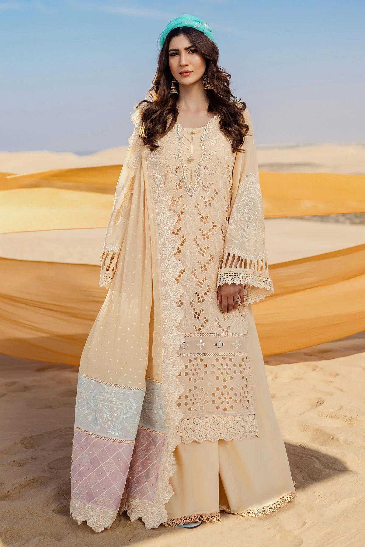 Nureh | Sehra Swiss Voil Lawn | FEROCE - NE-74