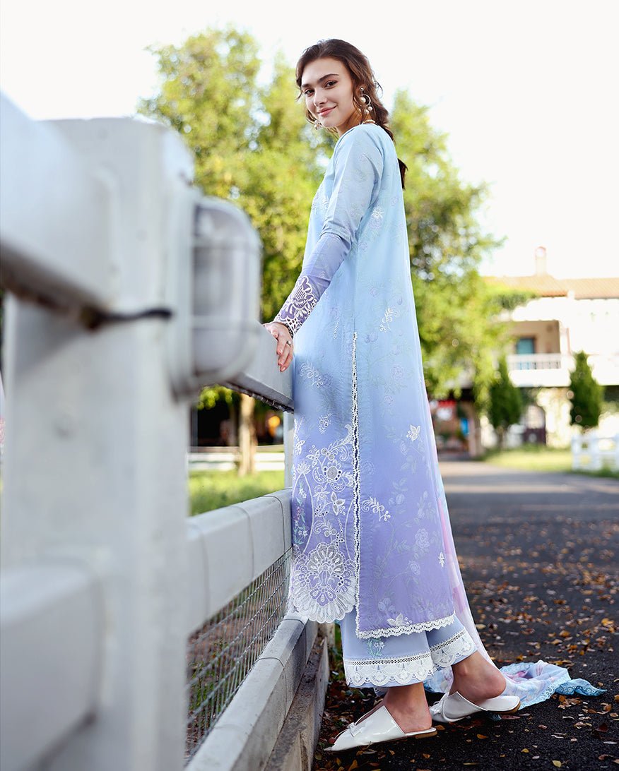 Mushq | Solace Ombre Chikankari | Ombre Whisper