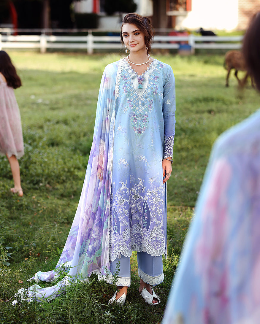 Mushq | Solace Ombre Chikankari | Ombre Whisper