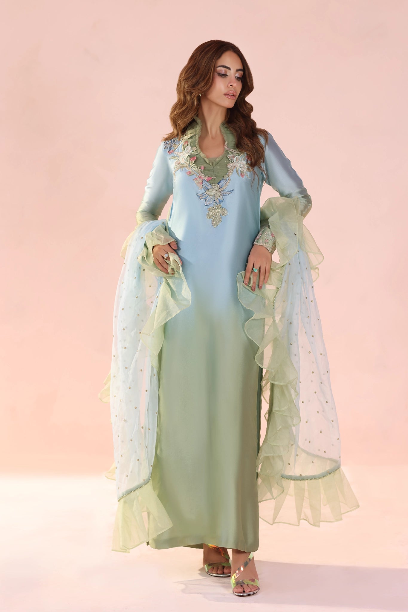 Musferah Saad | Eterna Formals | Pastel Mirage