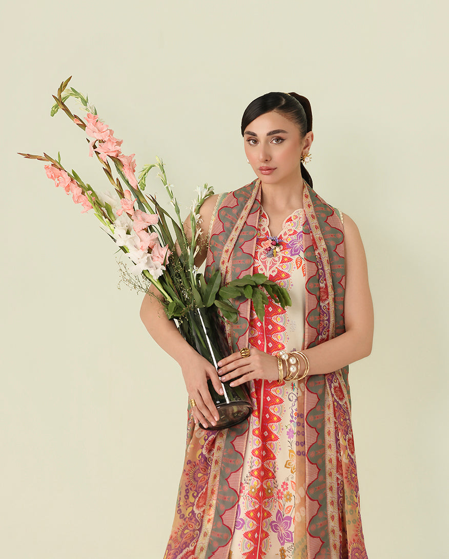 Roheenaz | Rosette Lawn | Pastel Symphony