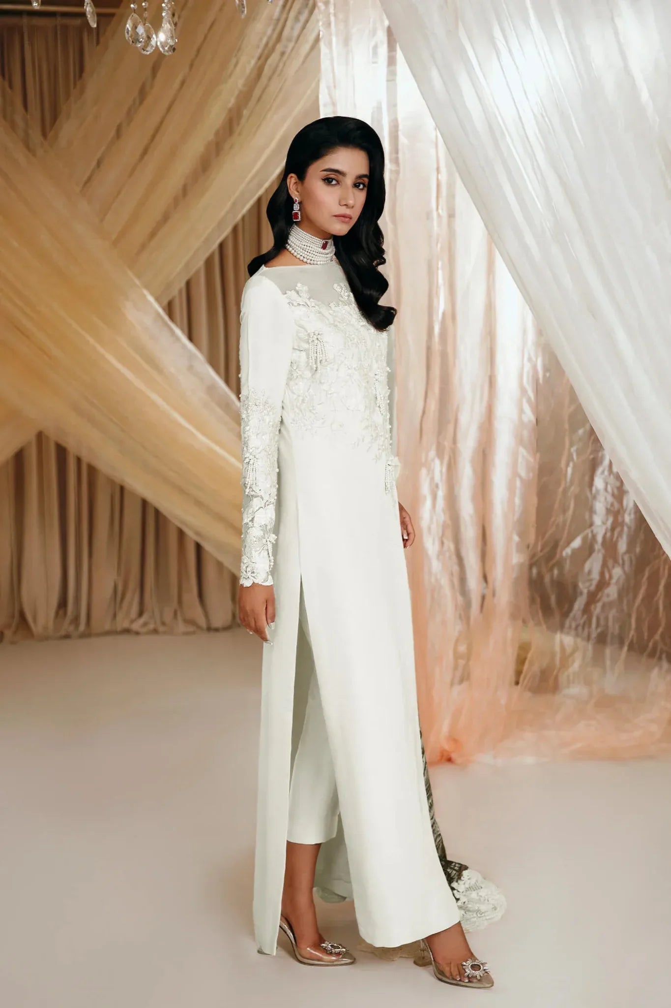 Musferah Saad | Mystere Formals | Pearl Symphony
