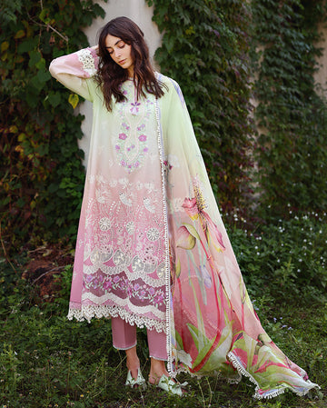 Mushq | Solace Ombre Chikankari | Petal Pull