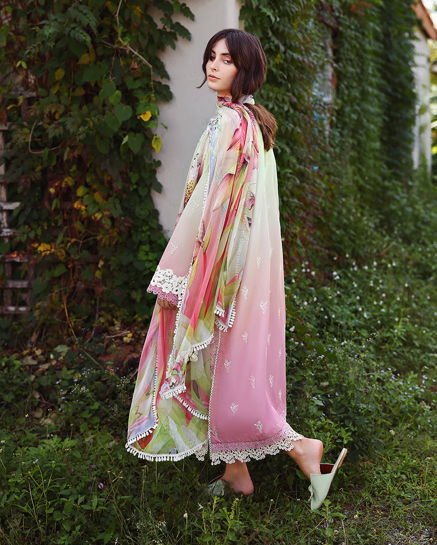 Mushq | Solace Ombre Chikankari | Petal Pull