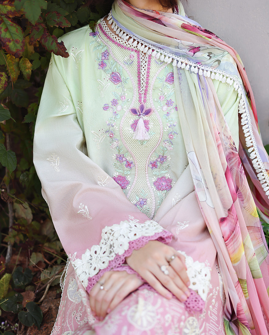 Mushq | Solace Ombre Chikankari | Petal Pull