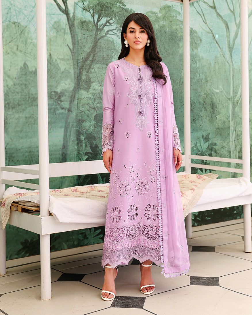 Roheenaz | Veil of Summer Chikankari | Petal Royale