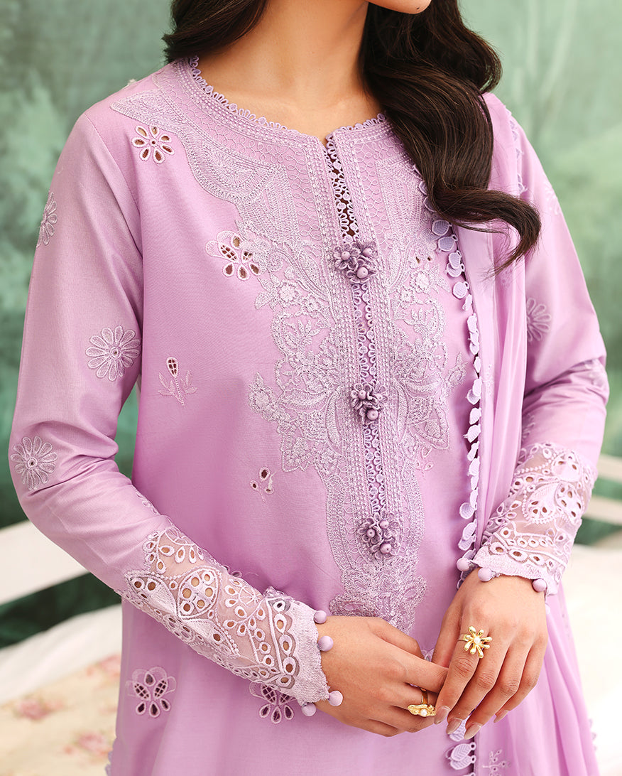 Roheenaz | Veil of Summer Chikankari | Petal Royale
