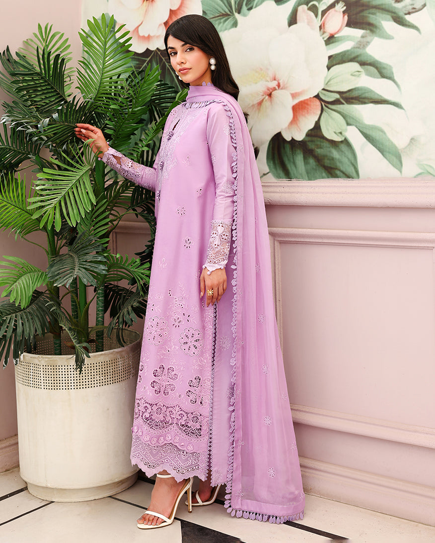 Roheenaz | Veil of Summer Chikankari | Petal Royale